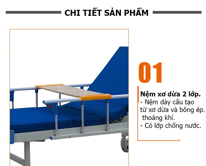 đệm xơ dừa giường bệnh nh&acirc;n